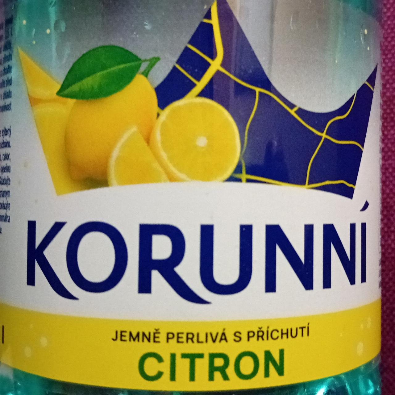 Fotografie - Jemně perlivá s příchutí citron Korunní