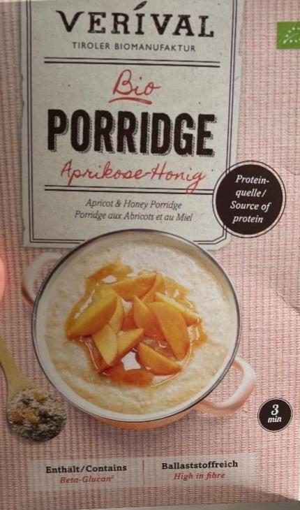 Fotografie - Bio porridge aprikose-honig Verival