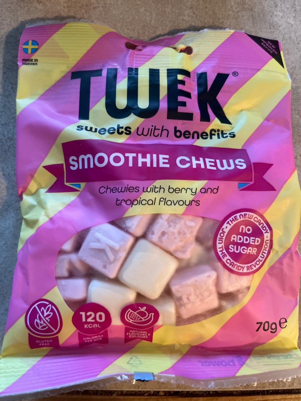 Fotografie - Smoothie chews berry and tropical flavours Tweek