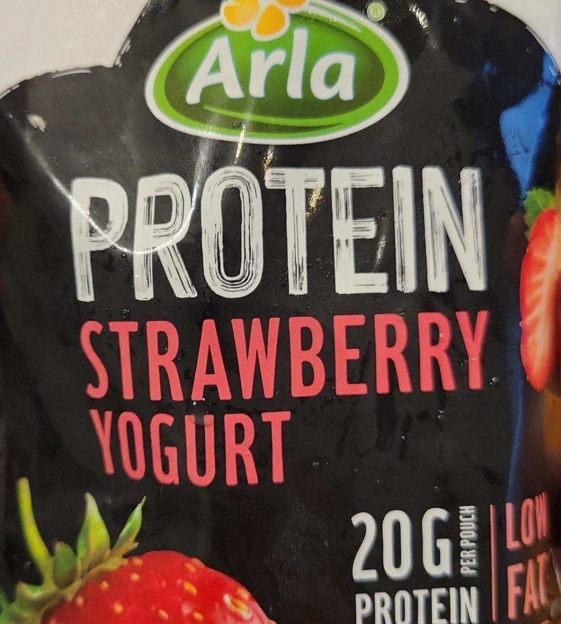 Fotografie - Protein strawberry yogurt Arla