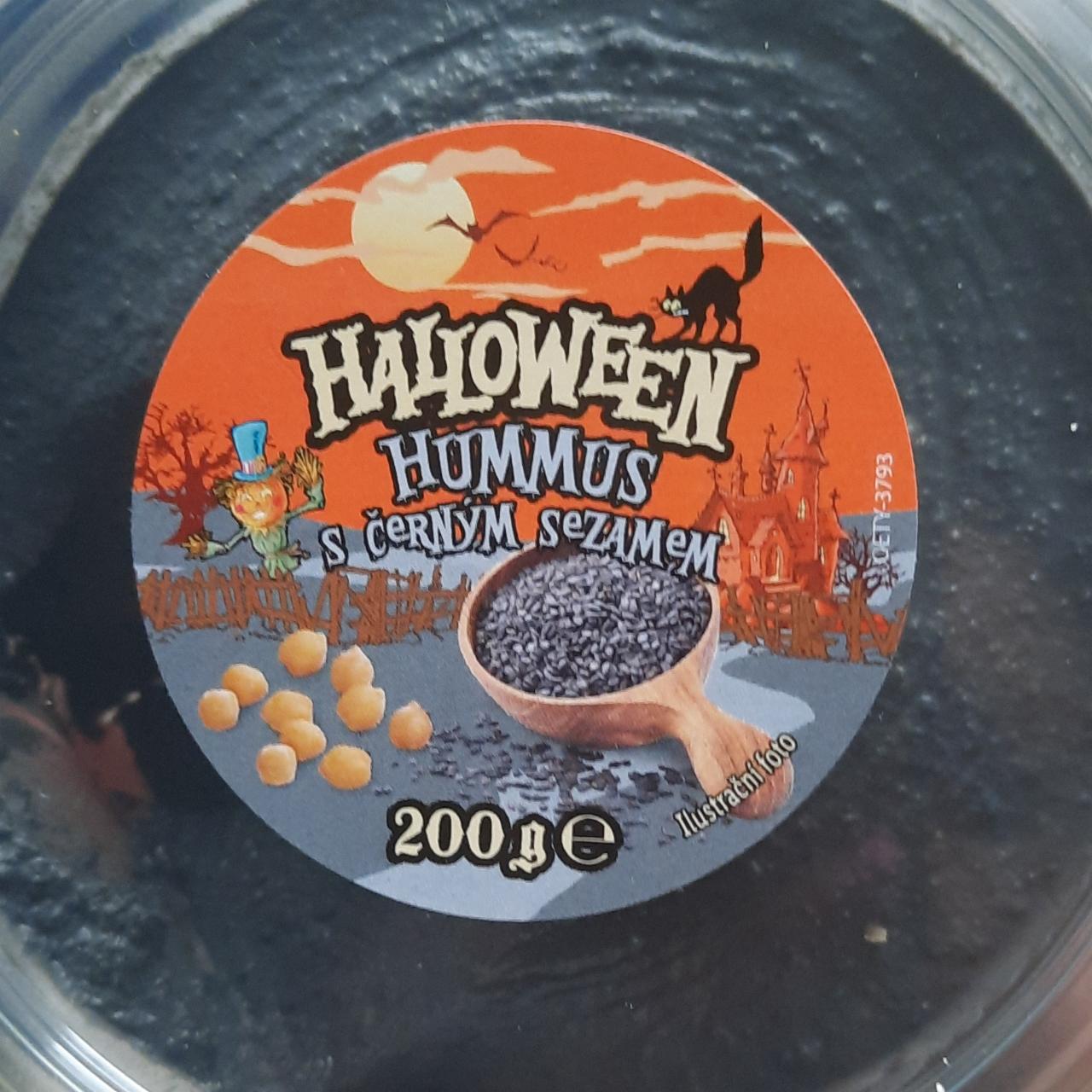 Fotografie - Halloween hummus s černým sezamem Lidl