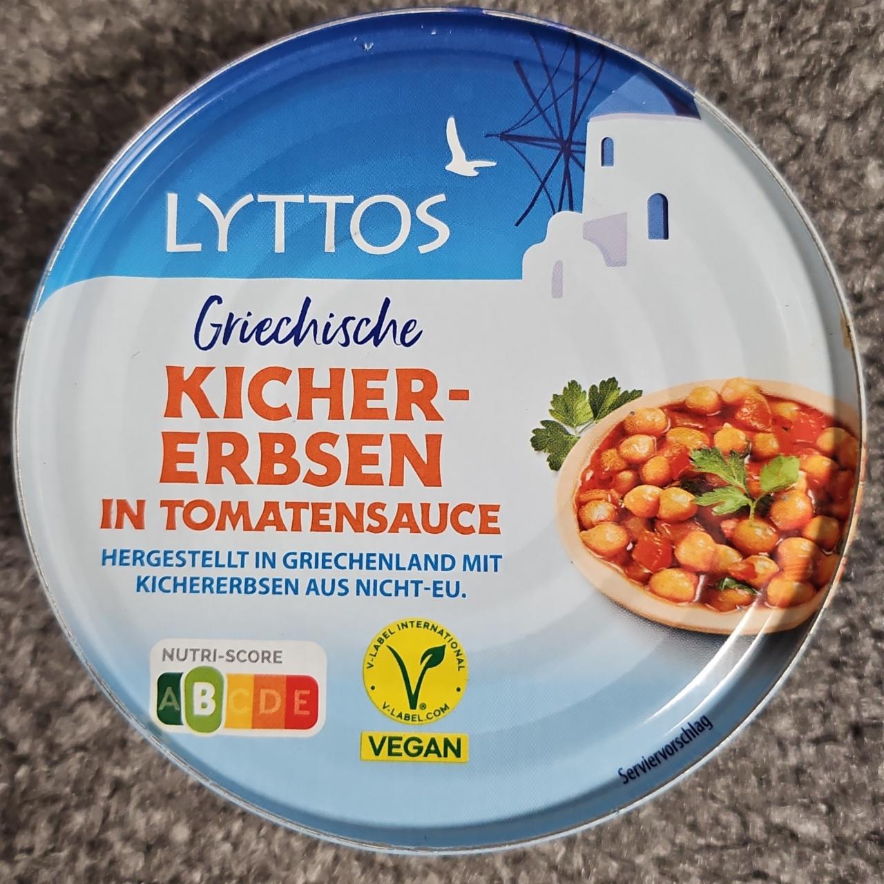 Fotografie - Griechische kichererbsen in tomatensauce Lyttos