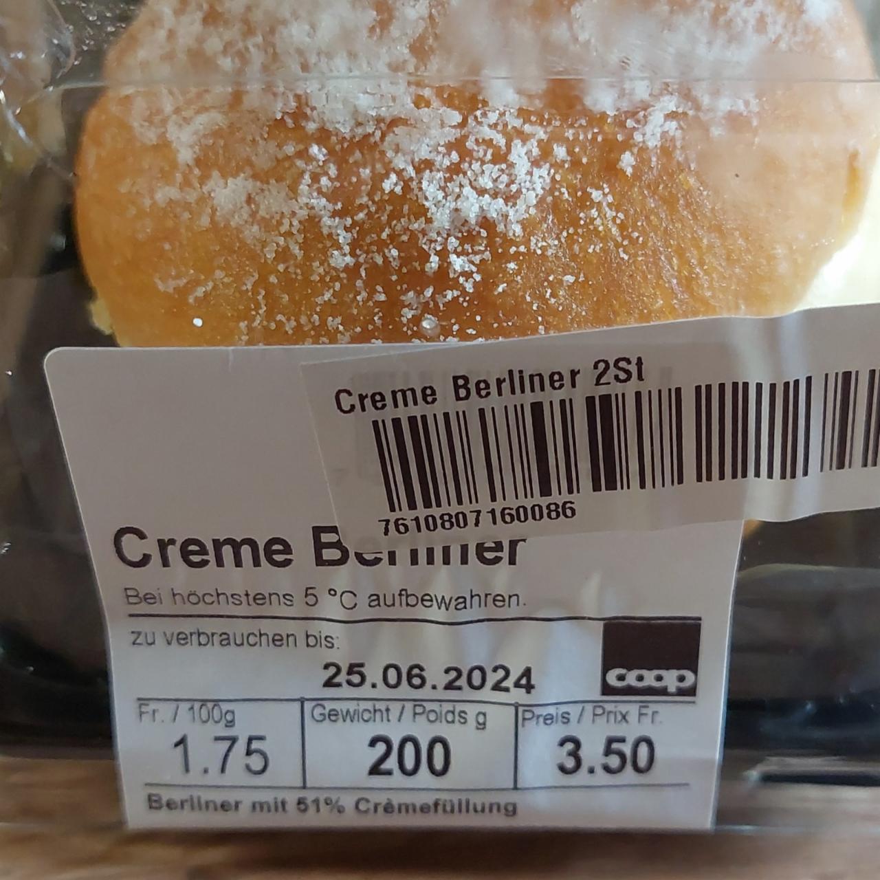 Fotografie - Creme berliner Coop