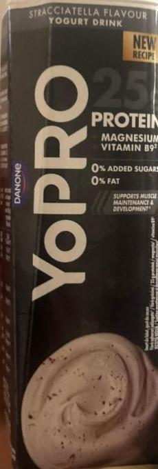 Fotografie - YoPro protein stracciatella flavour yogurt drink Danone