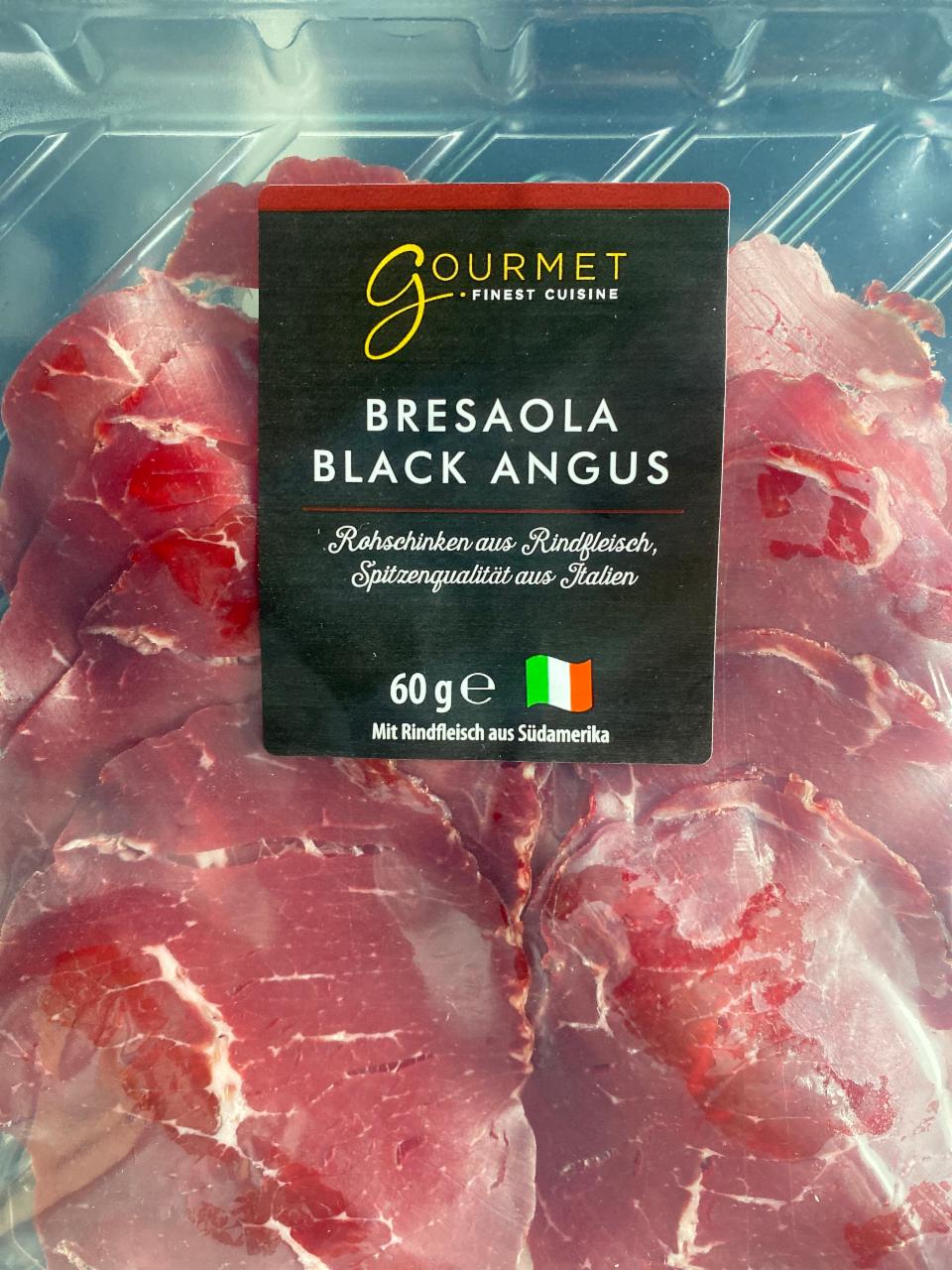 Fotografie - Bresaola black angus Gourmet finest cuisine