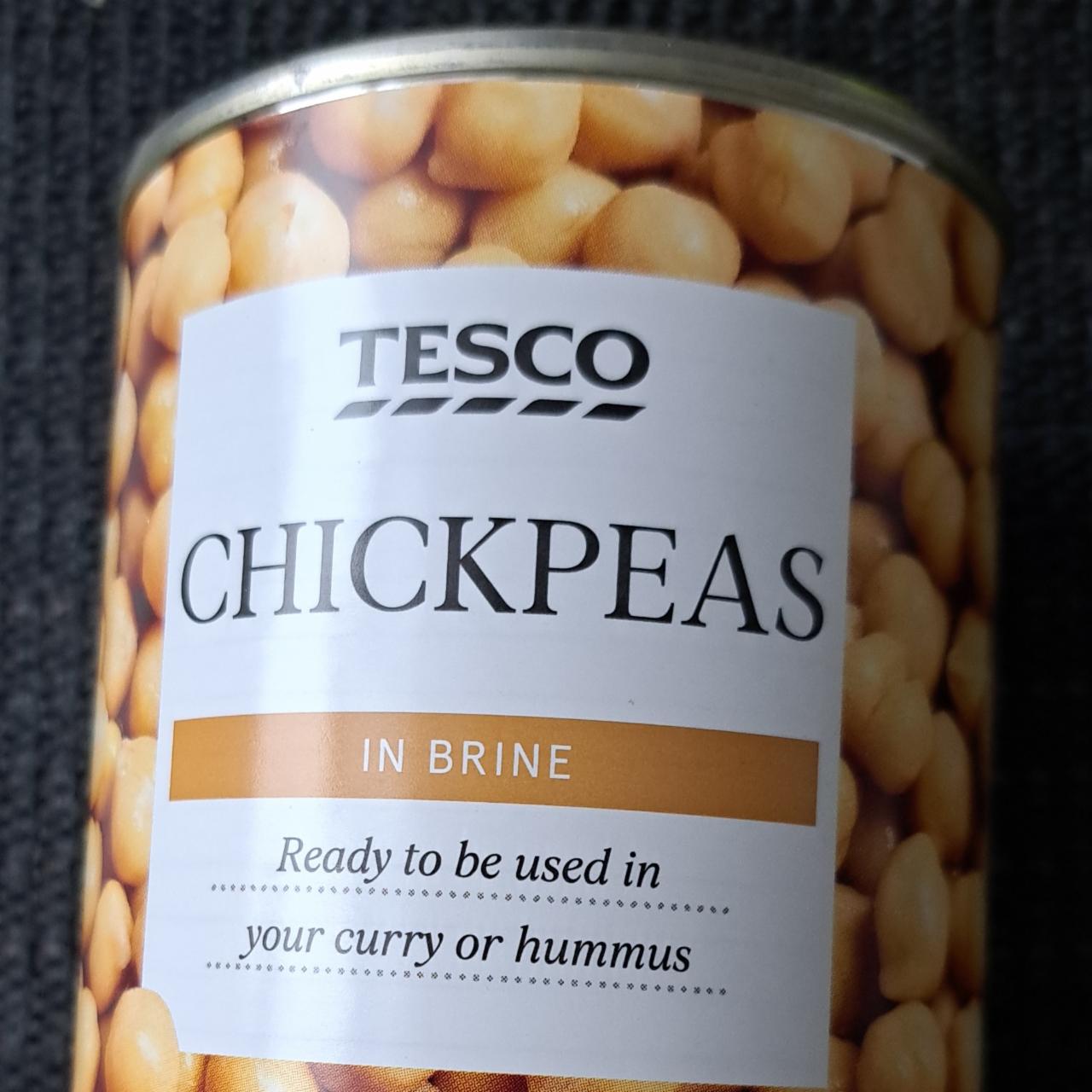 Fotografie - cizrna Tesco Chickpeas in water