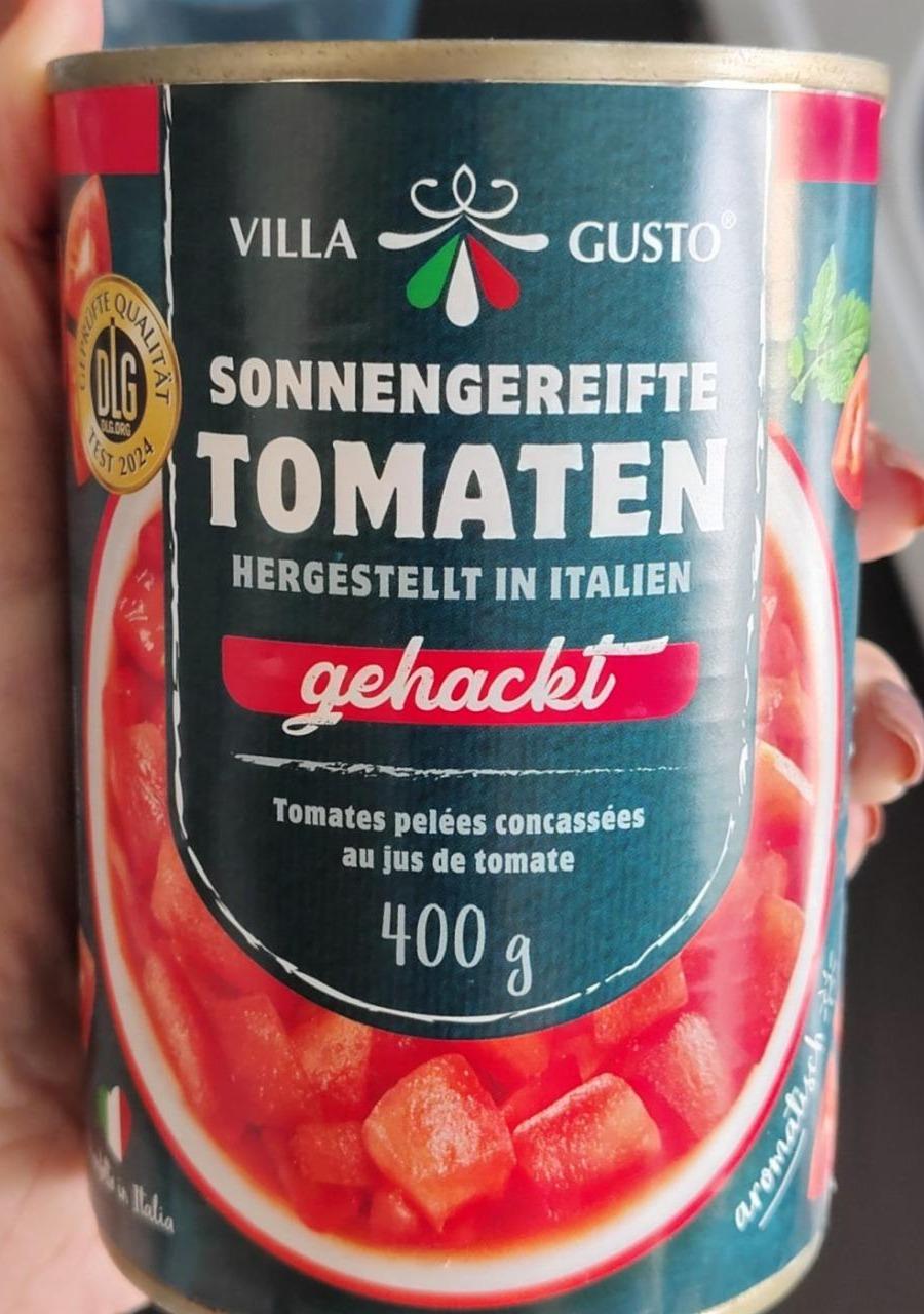 Fotografie - Sonnengereifte tomaten gehackt Villa Gusto