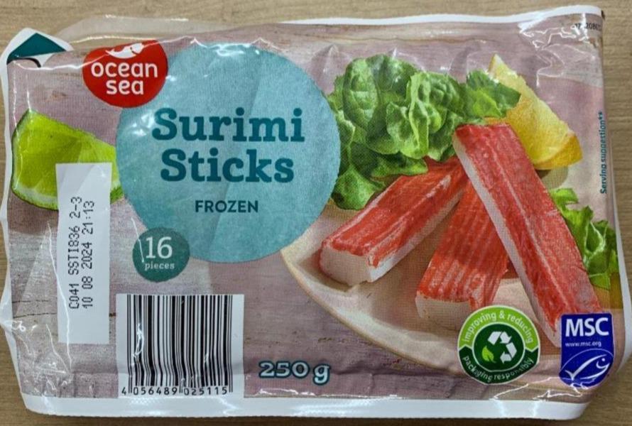 Fotografie - Surimi Sticks frozen Ocean Sea