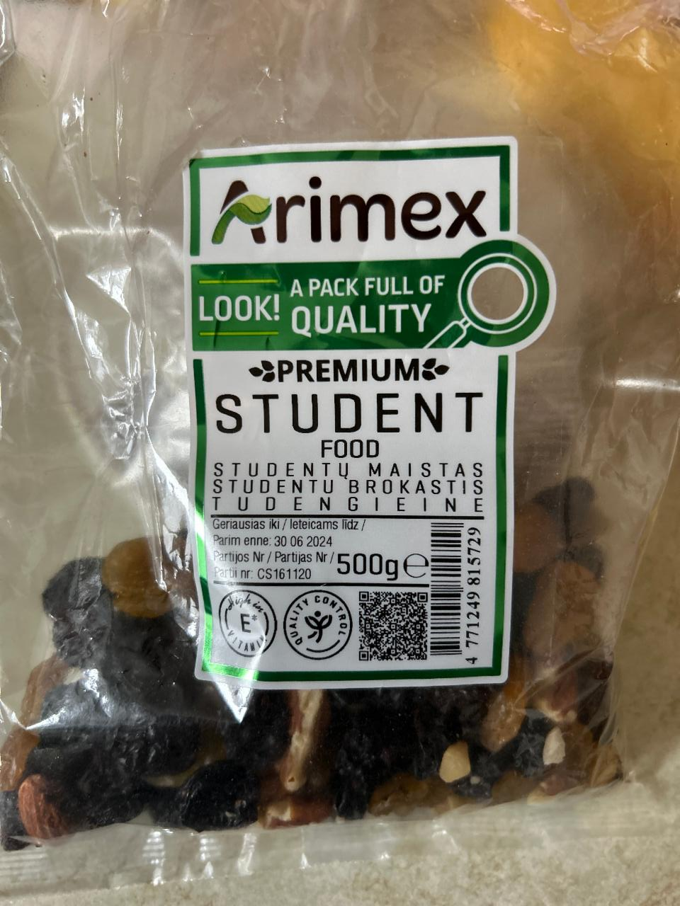 Fotografie - Premium student food Arimex