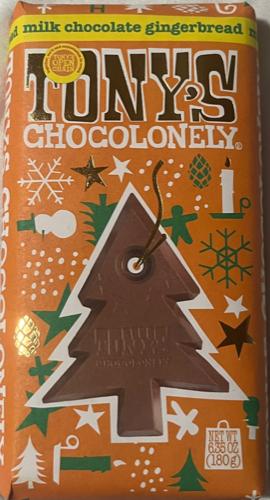 Fotografie - Milk chocolate gingerbread Tony's Chocolonely