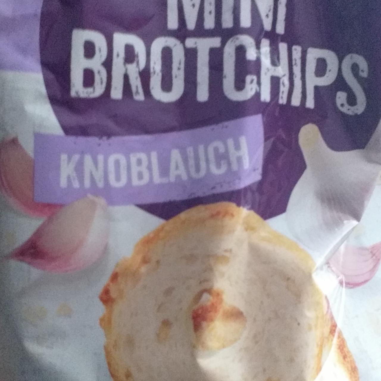 Mini Brotchips hodnoty kalorie, nutriční kJ a - Sun Snacks Knoblauch