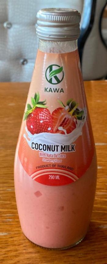 Fotografie - Coconut milk strawberry flavor Kawa