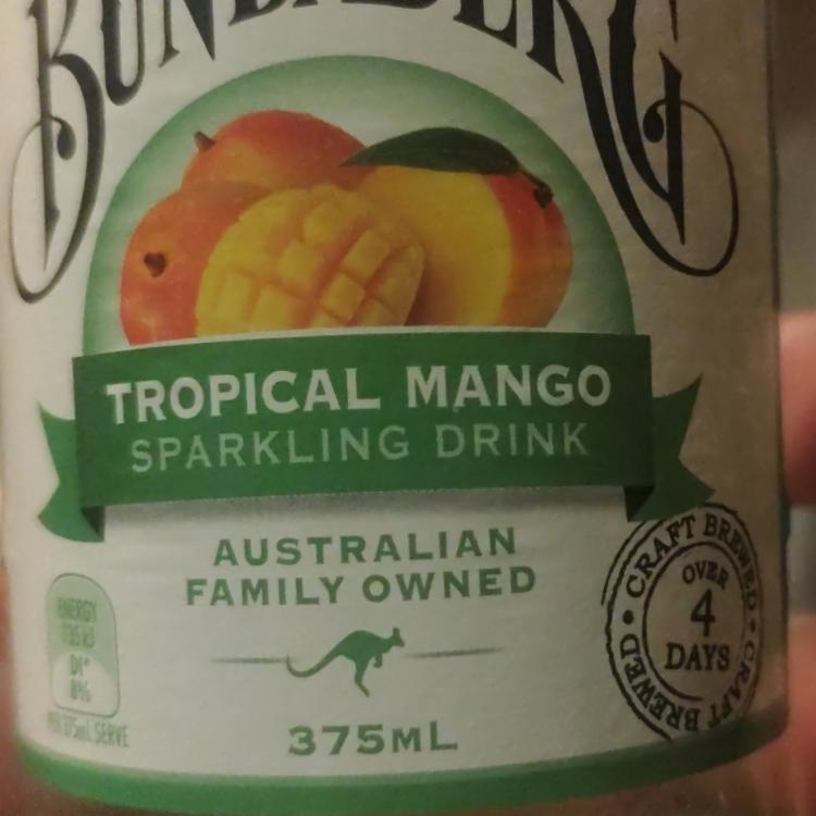 Fotografie - Tropical mango sparkling drink Bundaberg