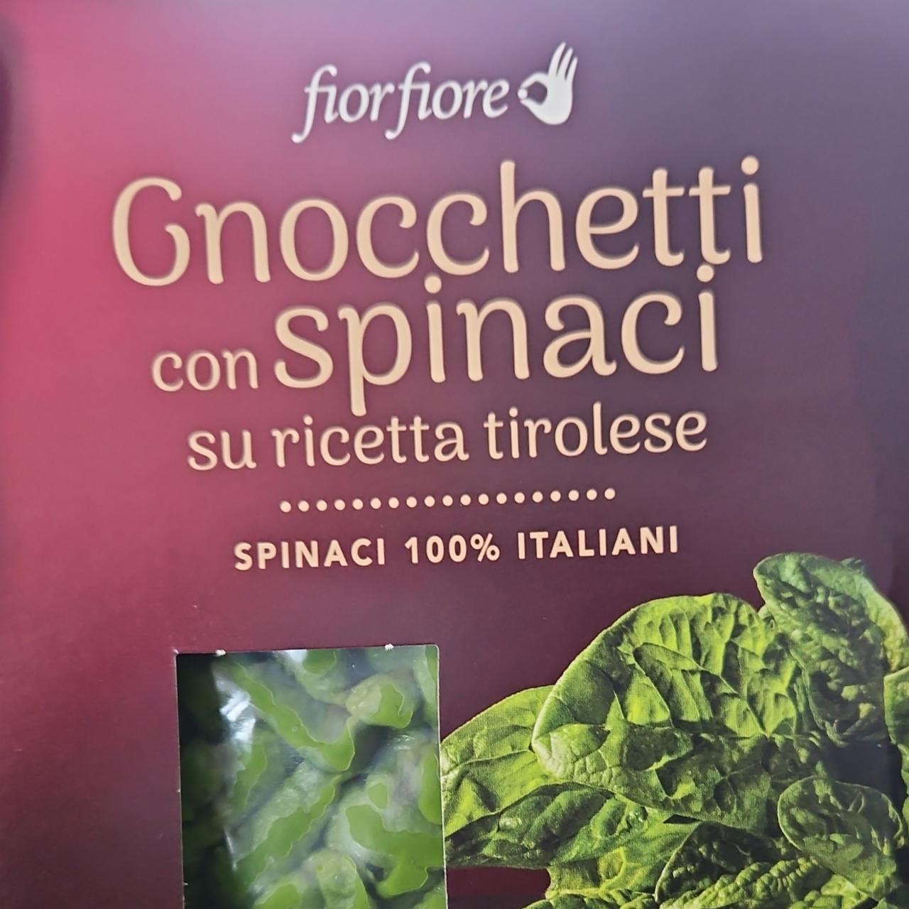 Fotografie - Gnocchetti con spinaci FiorFiore