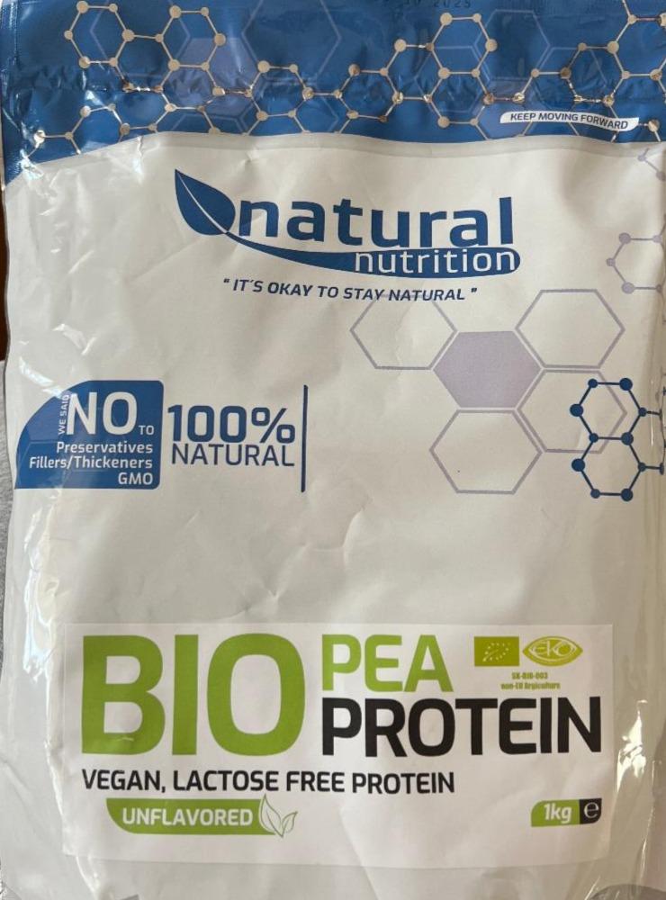 Fotografie - Bio pea protein unflavored Natural Nutrition