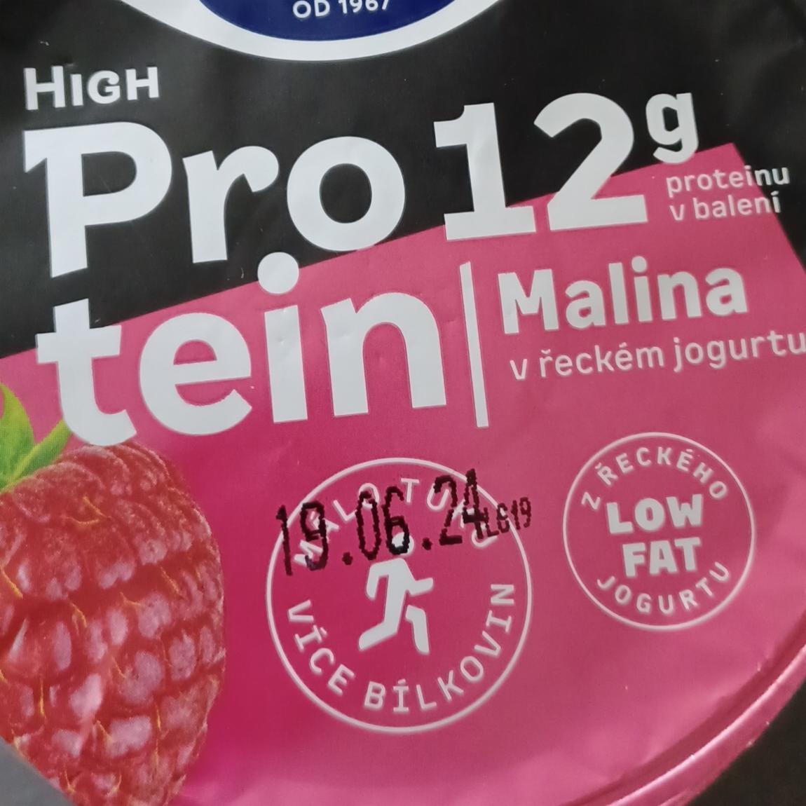 Fotografie - High protein 12g malina v řeckém jogurtu Olma