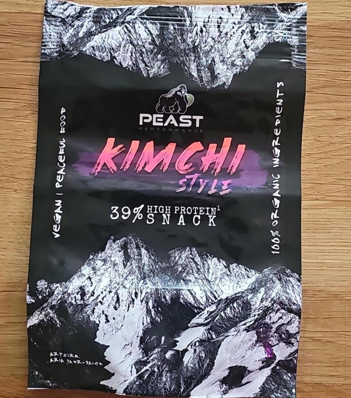 Fotografie - Kimchi style 39% high protein snack Peast