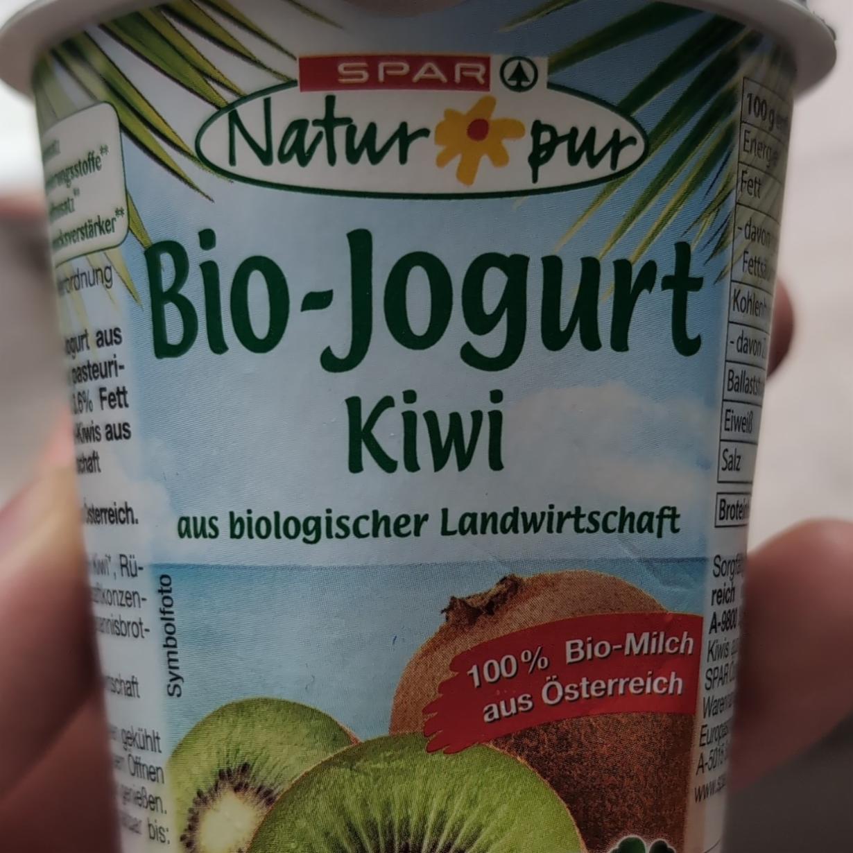 Fotografie - Bio-jogurt kiwi SPAR Natur*pur