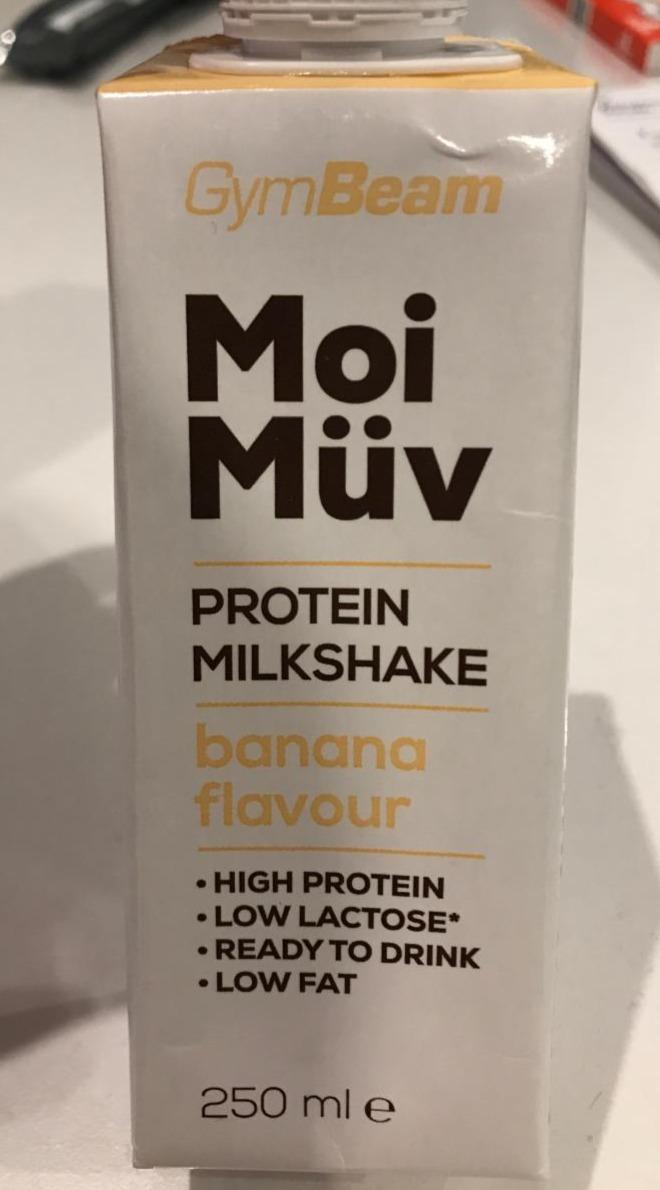 Fotografie - MoiMüv protein milkshake banana flavour GymBeam