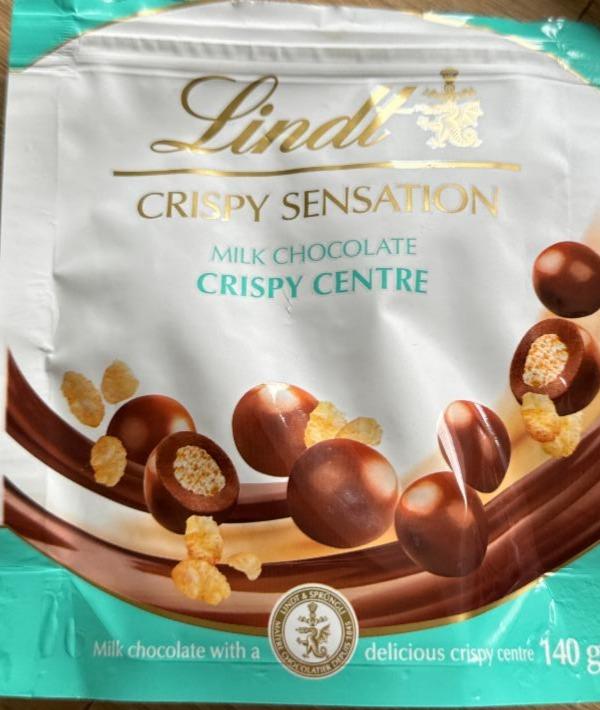 Fotografie - Crispy sensation milk chocolate crispy centre Lindt