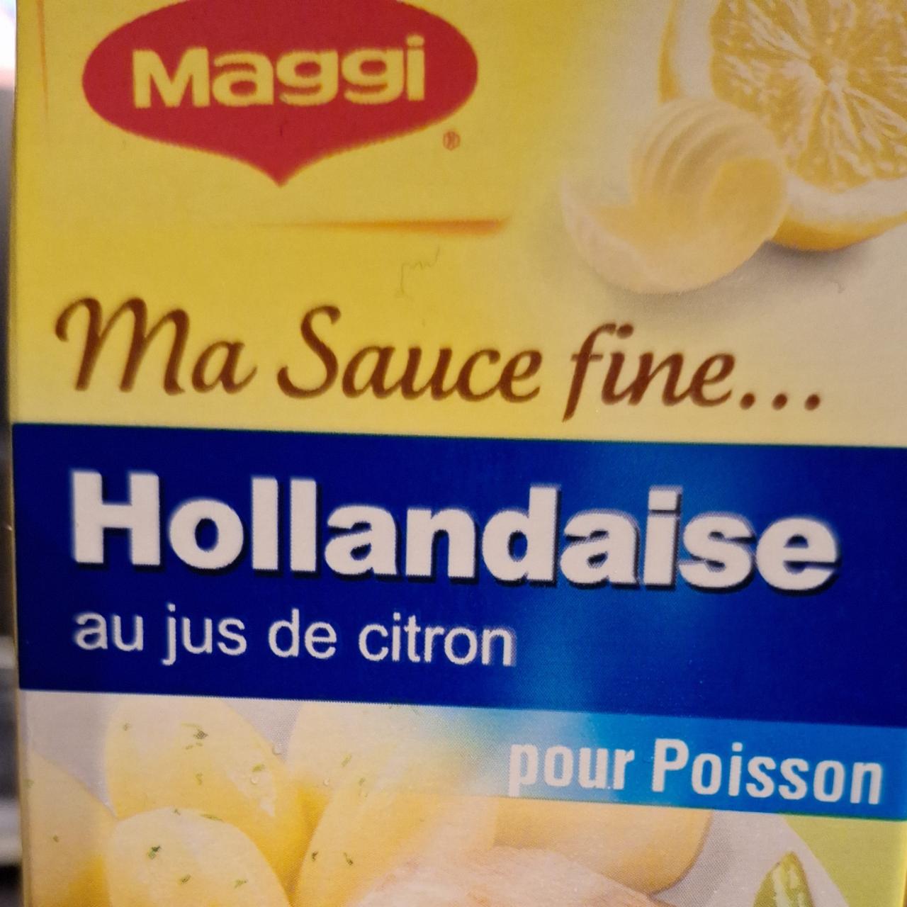 Fotografie - Ma sauce fine hollandaise au jus de citron Maggi