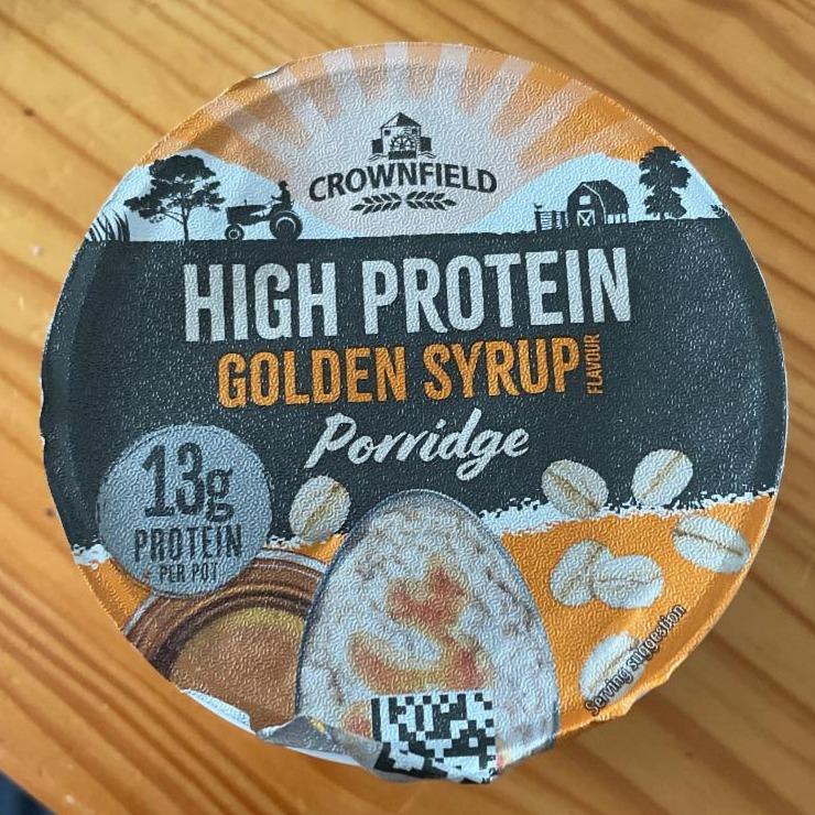 Fotografie - Porridge high protein golden syrup Crownfield