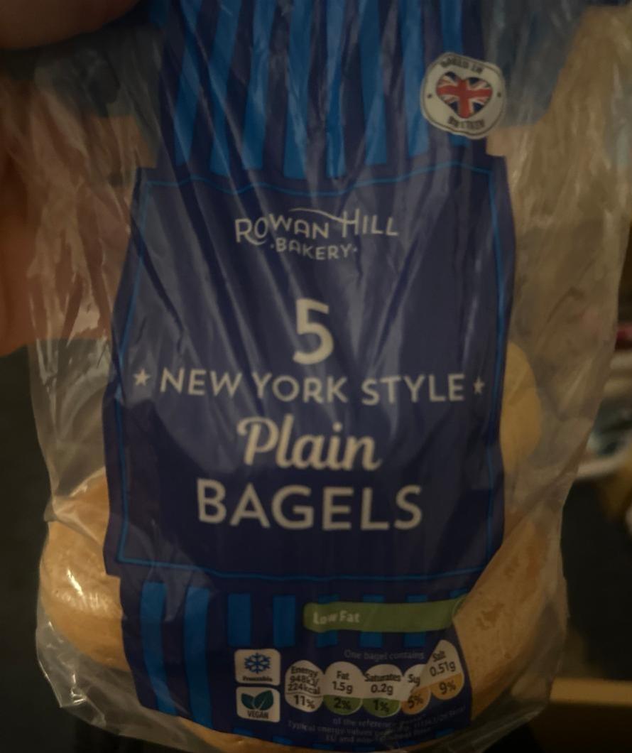 Fotografie - 5 New York style bagels Rowan Hill Bakery