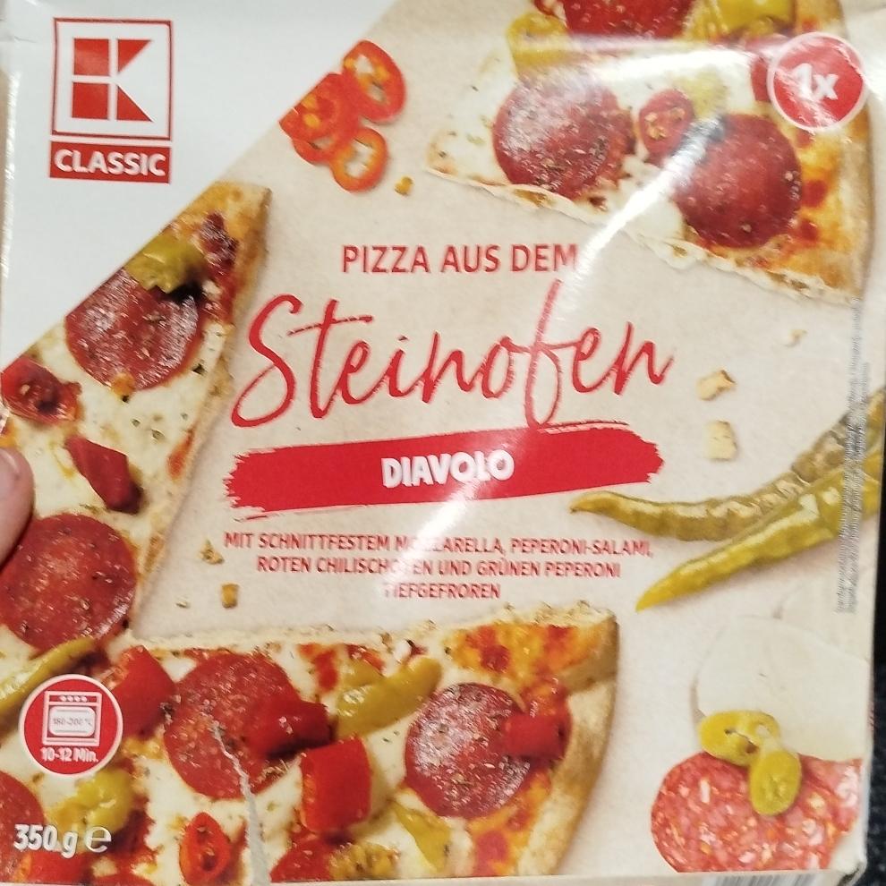 Fotografie - Pizza aus dem Steinofen Diavolo K-Classic