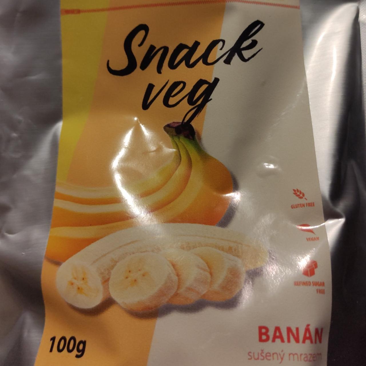 Fotografie - Banán sušený mrazem Snack veg