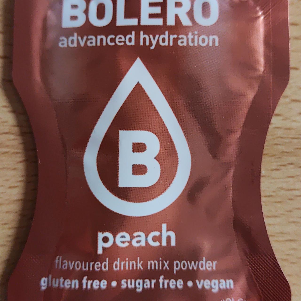 Fotografie - Advanced hydration peach flavoured drink mix powder BOLERO