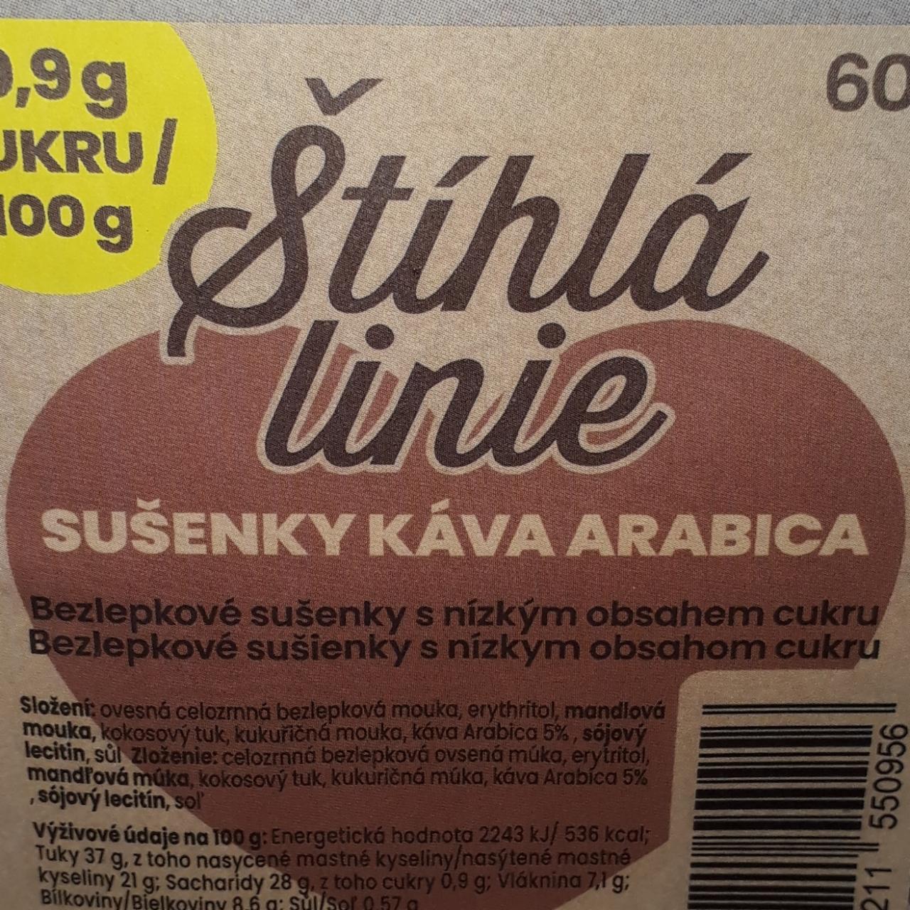 Fotografie - Štíhlá linie sušenky káva arabica Jihočeská svačinka