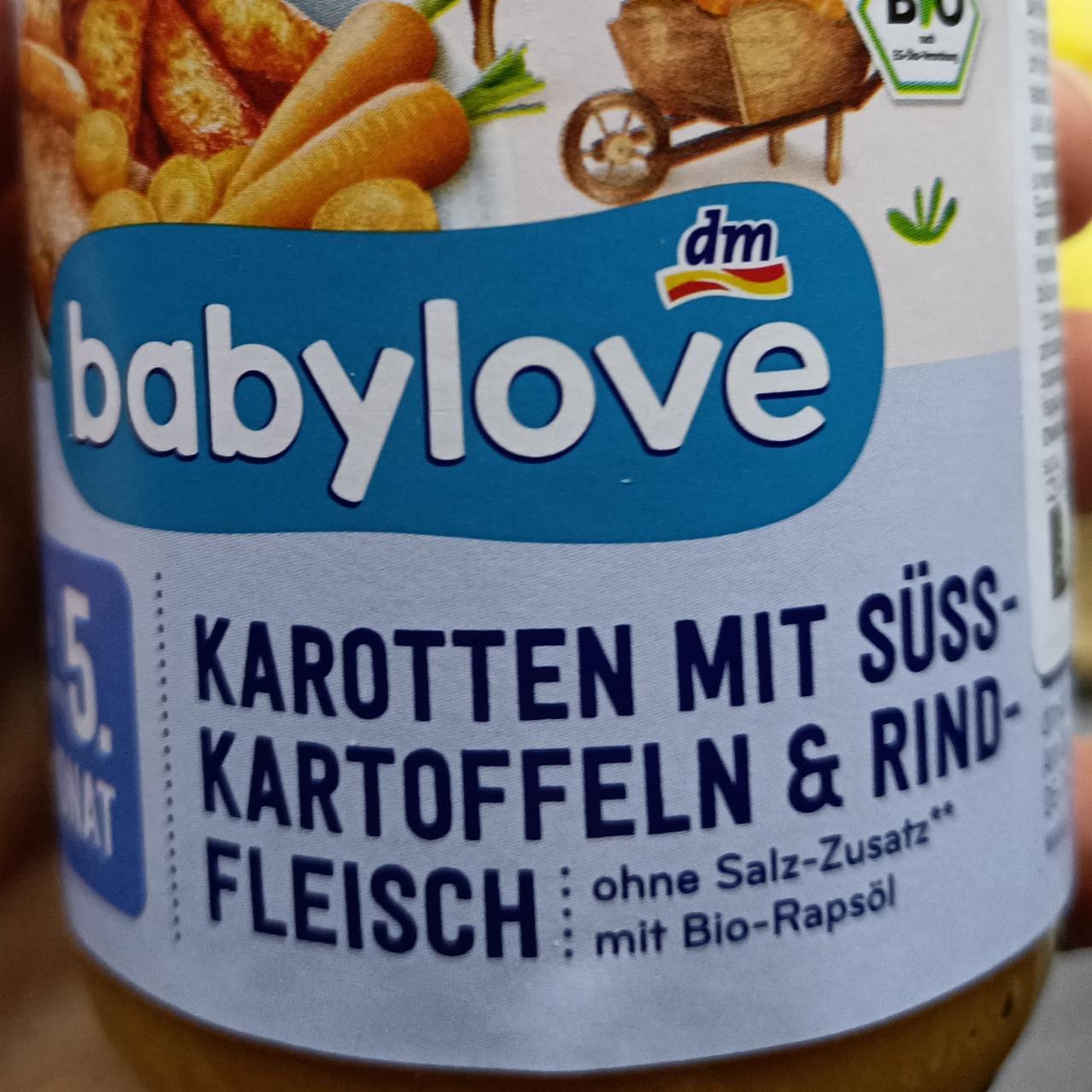 Fotografie - Karotten mis süsskartoffeln & rindfleisch Babylove