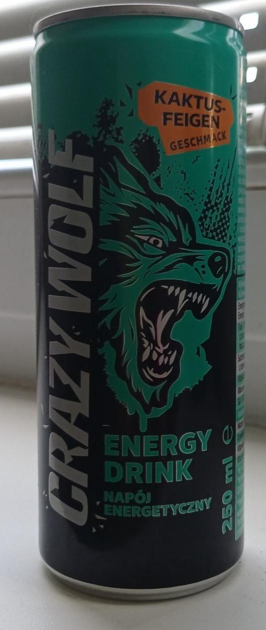 Fotografie - Energy drink kaktus-feigen geschmack Crazy Wolf