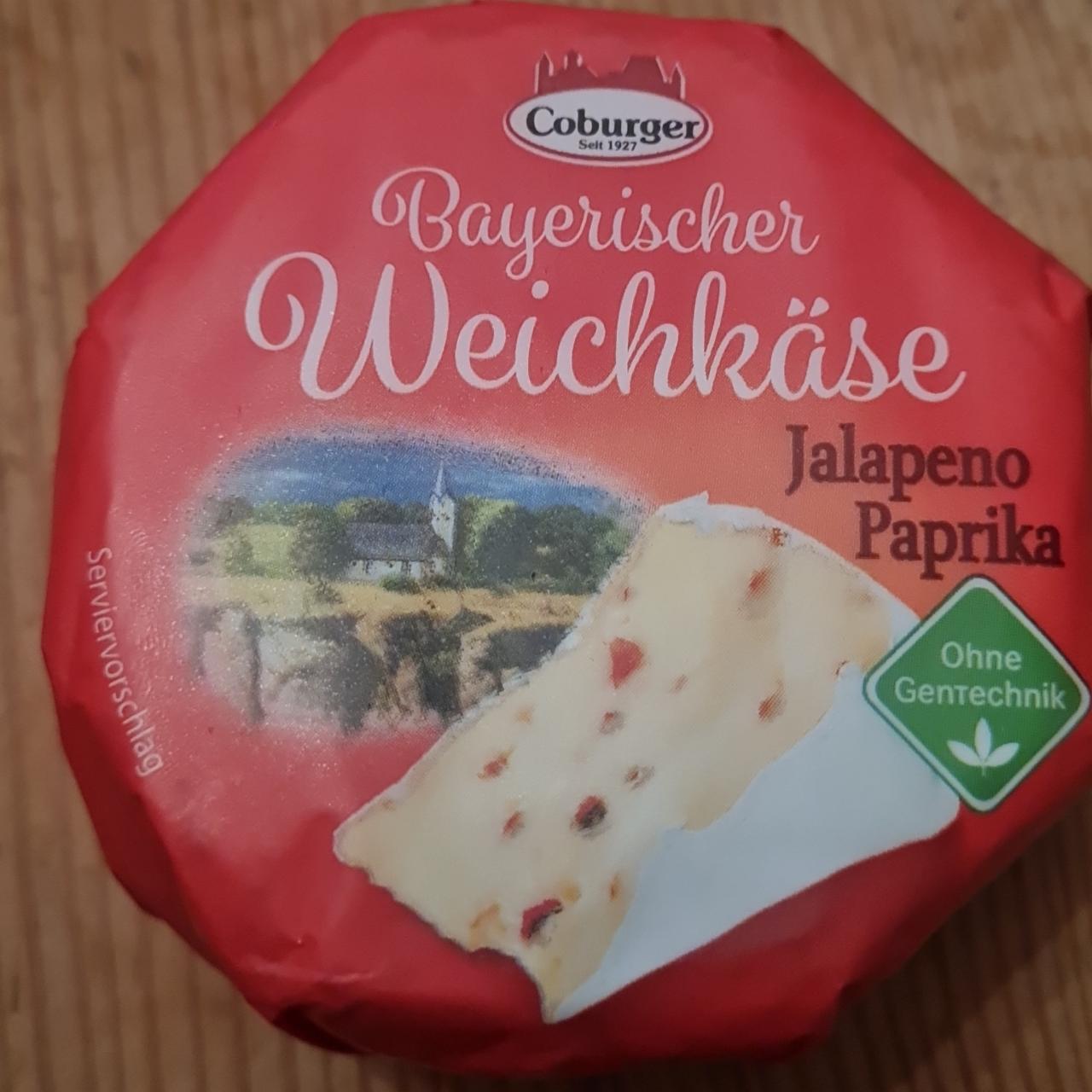 Fotografie - Bayerischer Weichkäse Jalapeno Paprika Coburger