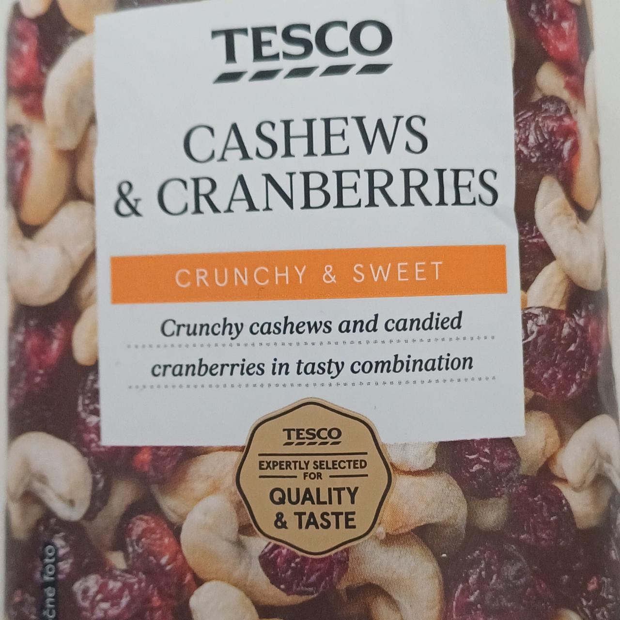 Fotografie - Cashews & cranberries Tesco