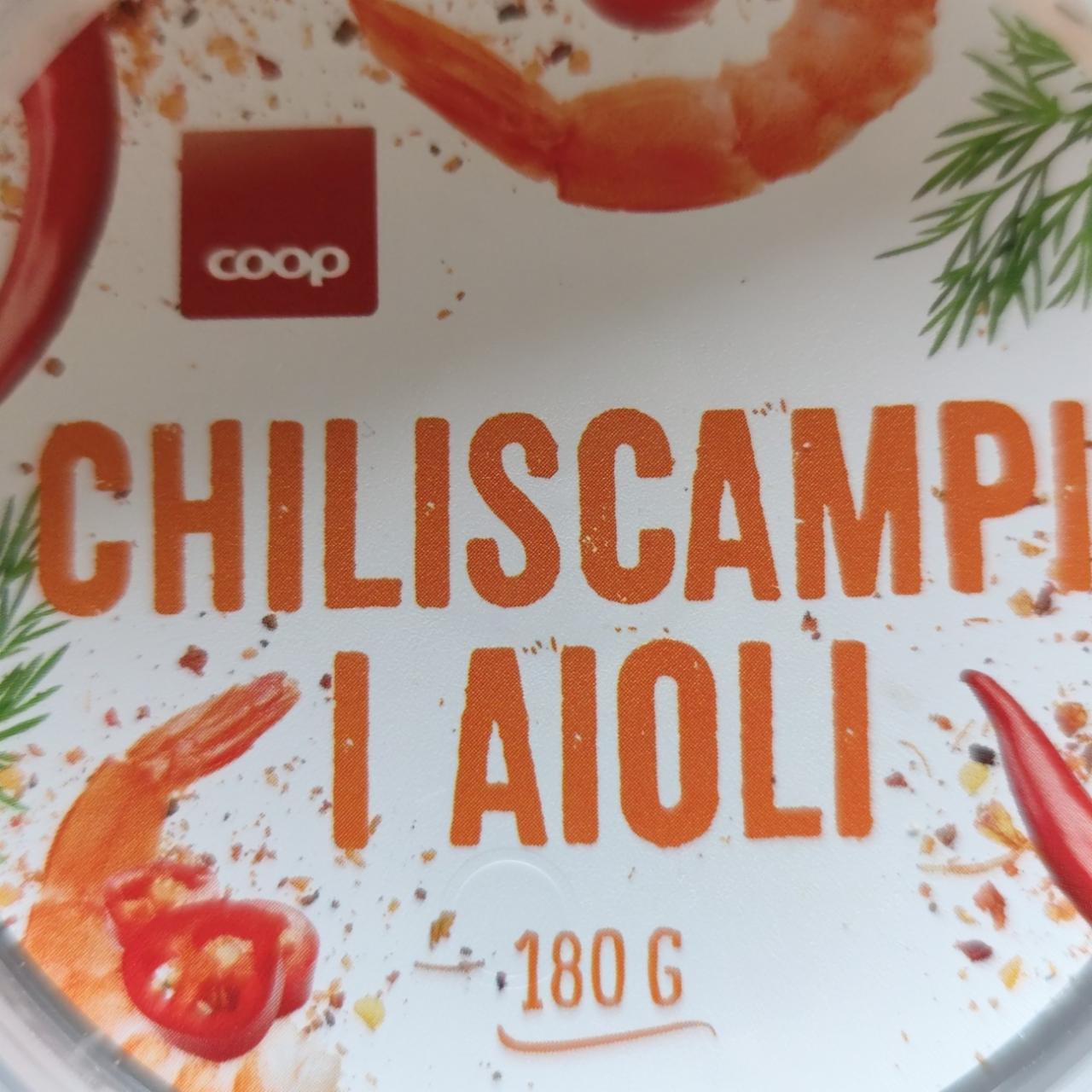 Fotografie - Chiliscampi i aioli Coop