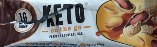 Fotografie - Peanut chocolate bar Keto on the go