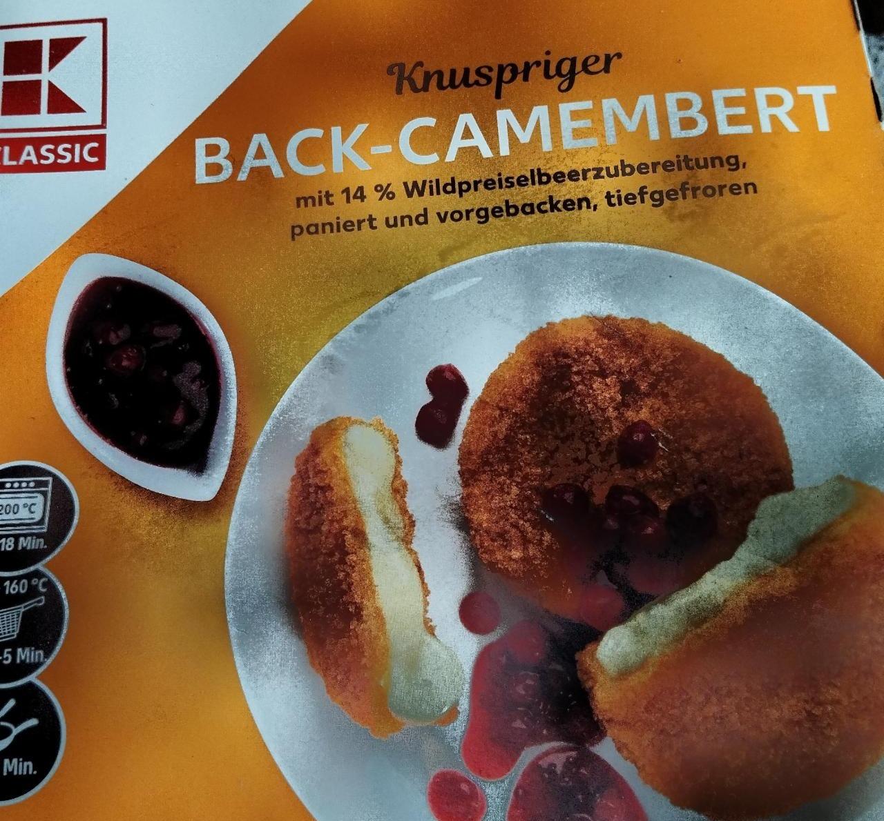 Fotografie - Knuspriger back-camembert K-Classic