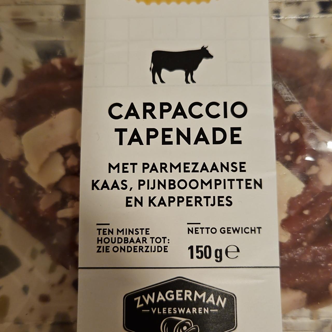 Fotografie - Carpaccio tapenade Zwagerman