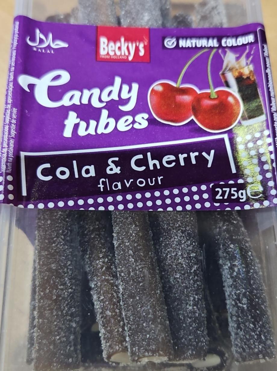 Fotografie - Candy tubes cola & cherry flavour Becky's