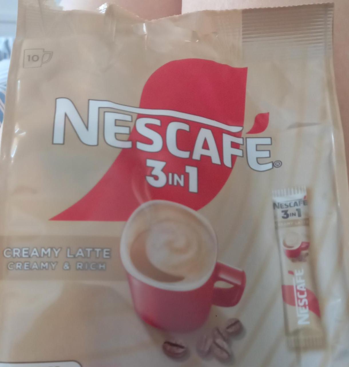 Fotografie - 3in1 creamy latte Nescafé