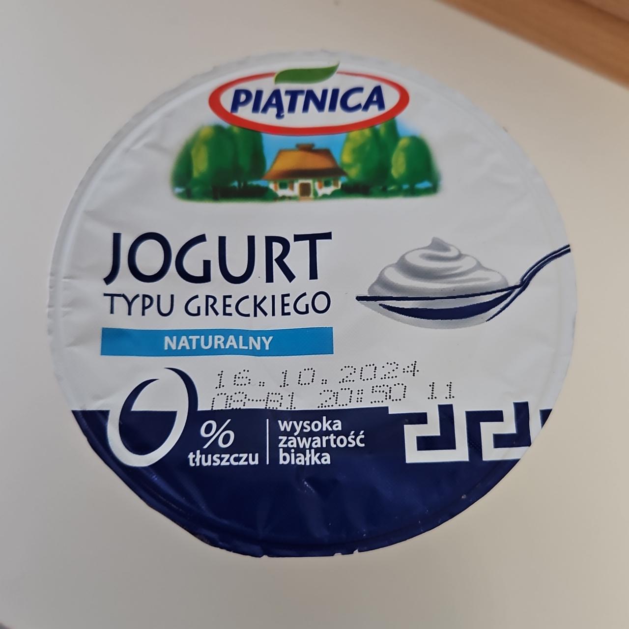 Fotografie - Jogurt typu greckiego 0% tuku Piątnica