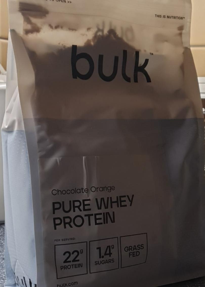 Fotografie - Pure whey protein chocolate orange Bulk