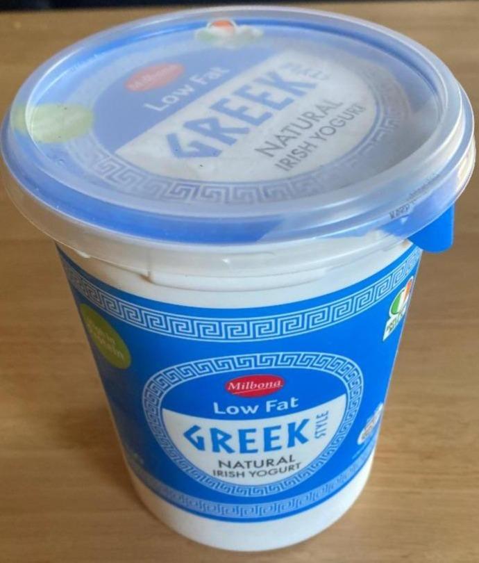 Fotografie - Low fat greek natural irish yogurt Milbona