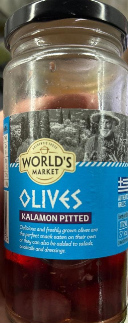 Fotografie - Olives kalamon pitted World's market