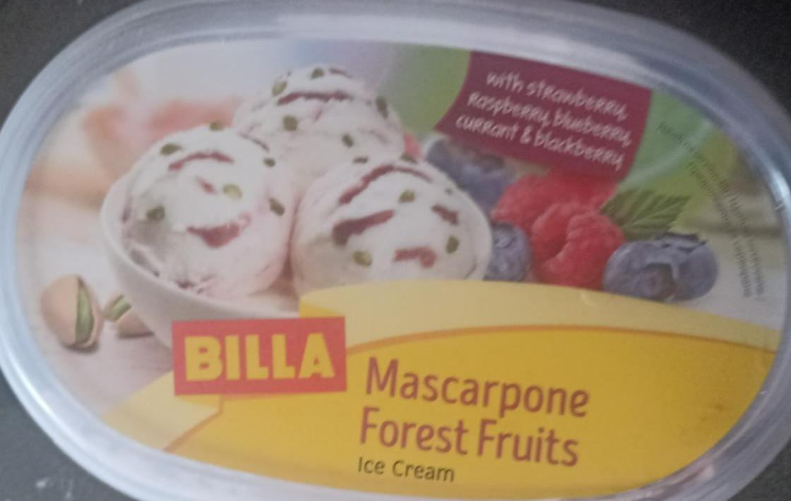 Fotografie - Mascarpone forest fruits ice cream Billa