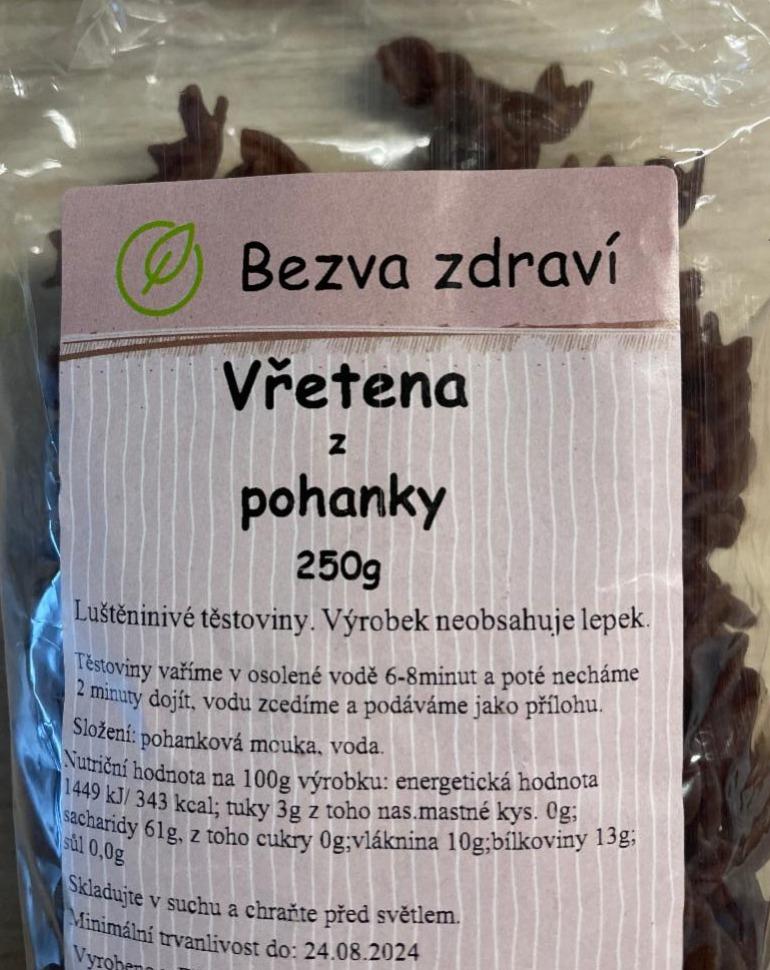 Fotografie - Vřetena z pohanky Bezva zdraví