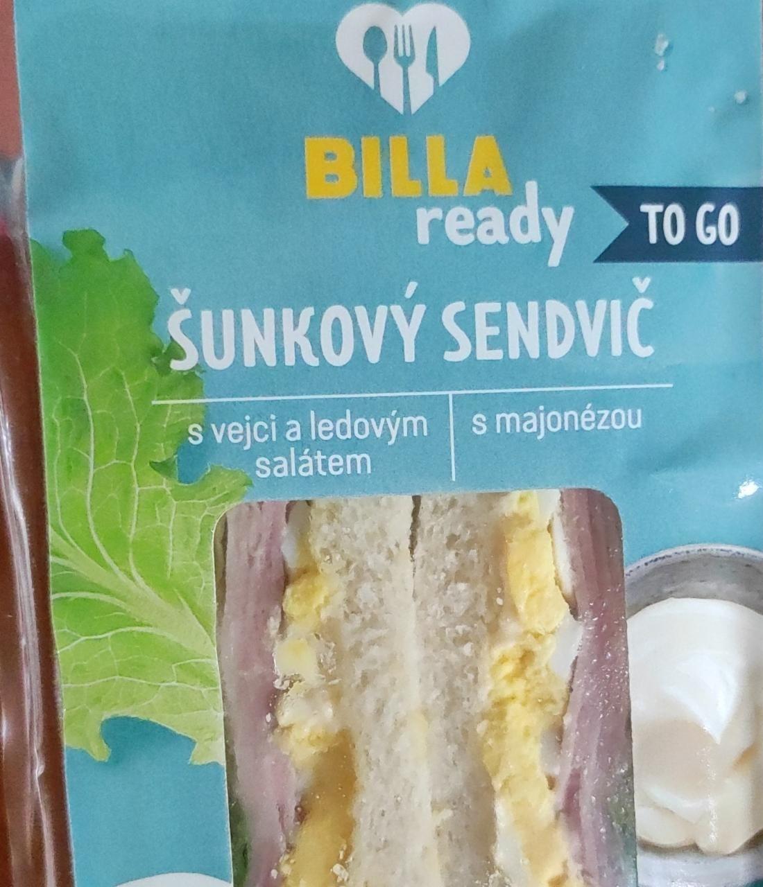 Fotografie - Šunkový sendvič Billa ready