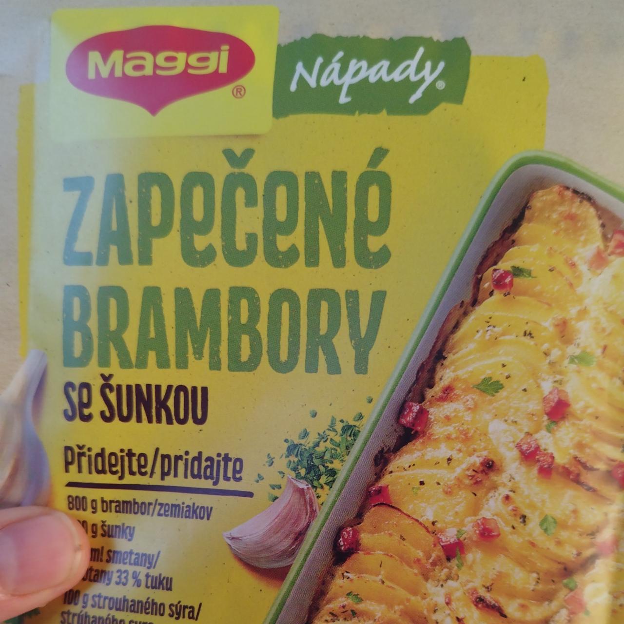 Fotografie - Zapečené brambory se šunkou Maggi