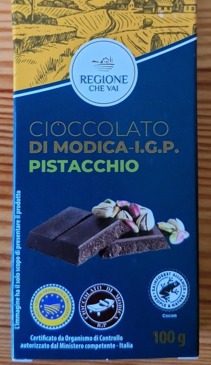 Fotografie - Cioccolato di modica i.g.p. pistacchio Regione che vai